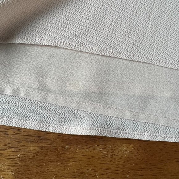 Calvin Klein Pale Pink Ruffled Sleeve Blouse Size Large - Picture 6 of 8